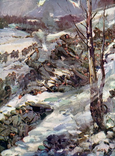 Erster Weltkrieg - Die Russen überqueren die Karpaten von Cyrus Cuneo